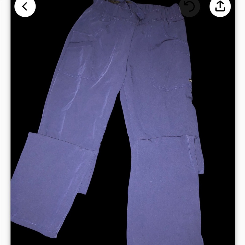 XXS woman’s navy blue jockey scrub pants